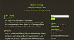 Desktop Screenshot of kurozael.com